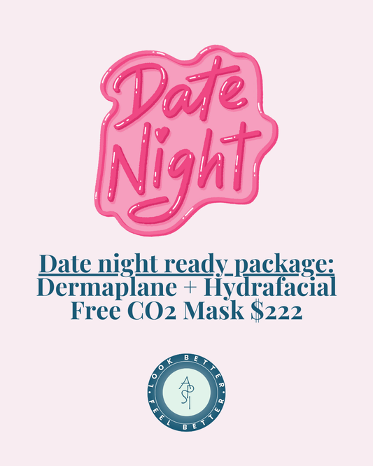 DATE NIGHT READY PACKAGE | HYDRAFACIAL + DERMAPLANE & FREE CO2 MASK